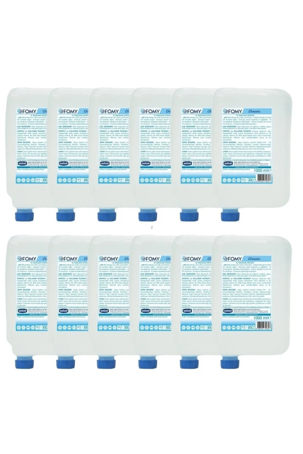 Fomy Standart Köpük Sabun 12x 1000 Ml ürün görseli 1