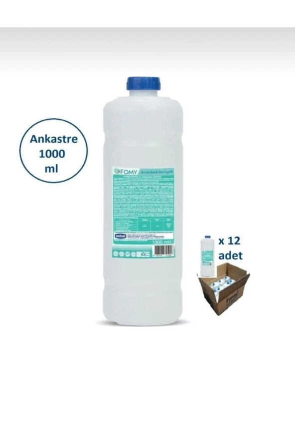 Fomy Antibakteriyel Ankastre Köpük Sabun Kartuş 1000 Ml 12 Adet ürün görseli 1