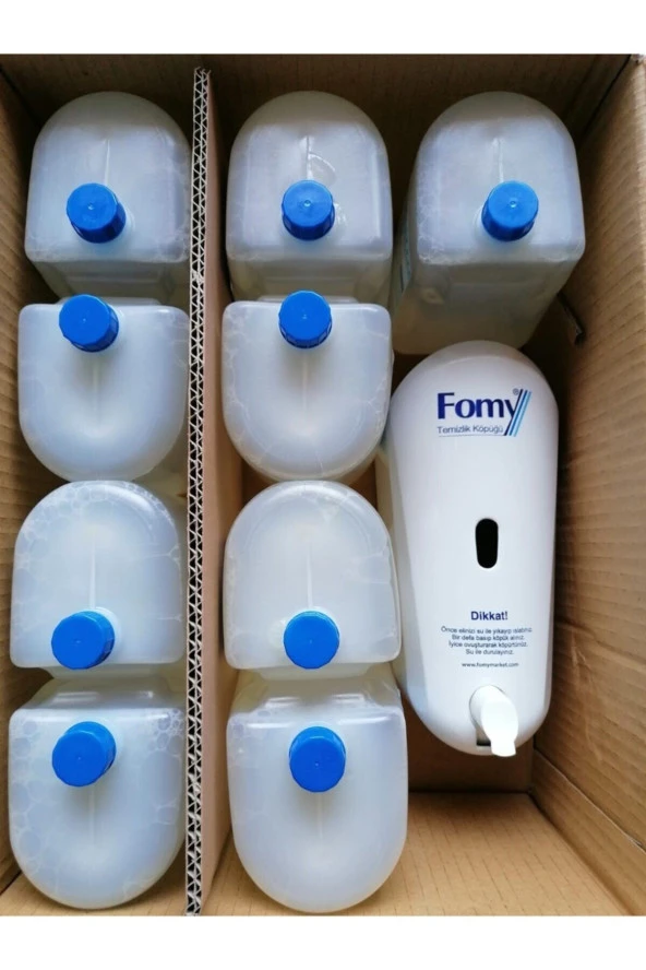 Fomy Antibakteriyel Köpük Sabun 9 Adet + 1 Adet Köpük Dispenseri Hediye ürün görseli 1
