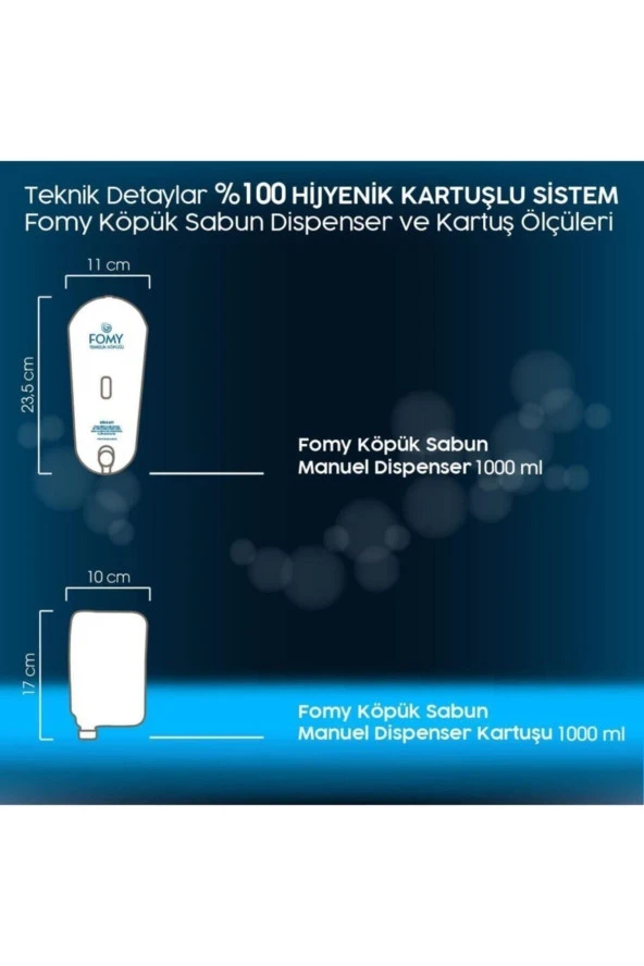 Fomy Standart Classic Köpük Sabun 1000 Ml - Resim 3