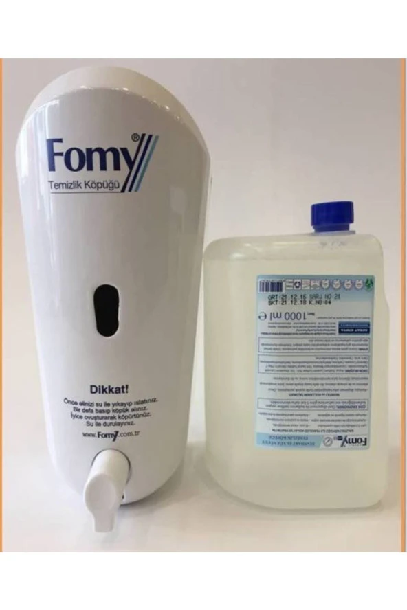 Fomy 1000 Ml Standart Köpük Sabun +1000 Ml Dispenser ürün görseli 1