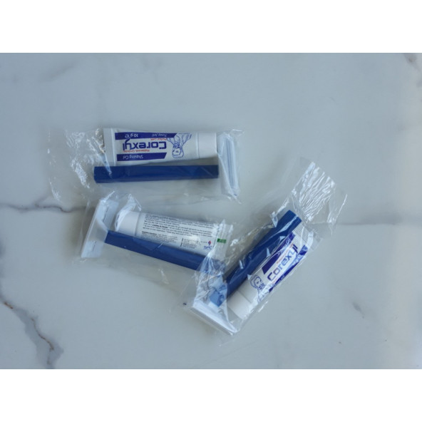 cengizgrup Otel Tipi Seyehat Tipi Tıraş Seti Jelatinli 2 Bıçaklı Tıraş Bıçağı + 10 Ml Tıraş Jeli 100 adet ürün görseli 1