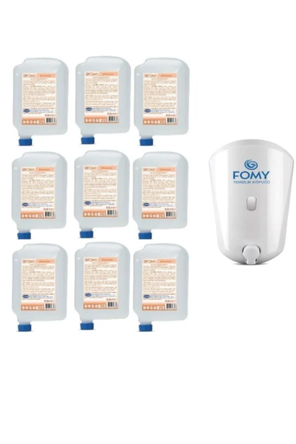 Fomy Saç Ve Vücut Köpük Şampuan 900 Ml 9 Adet + 1 Dispenser ürün görseli 1