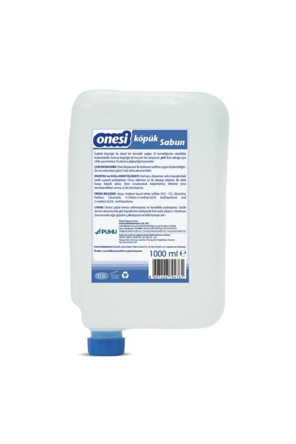 Onesi Köpük Sabun 1000 ml 12 Adet ürün görseli 1