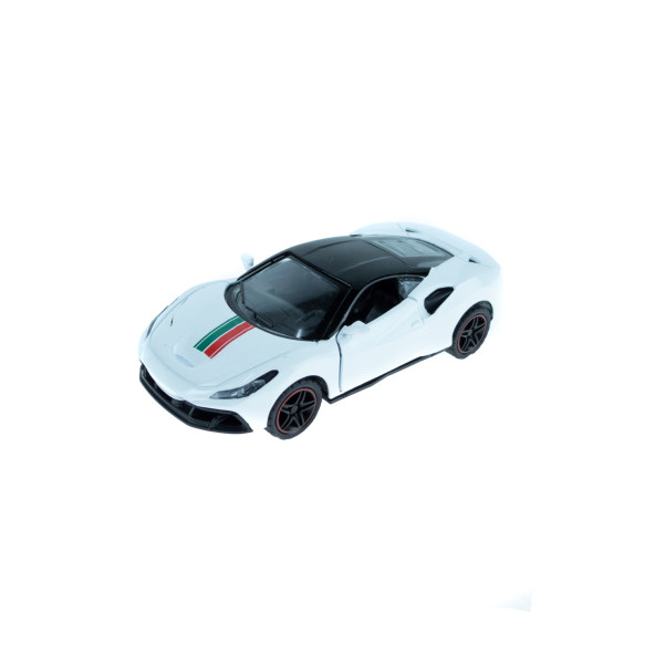Oyuncak Metal Çek Bırak Süper Sport Araba Beyaz 11 Cm ürün görseli 1
