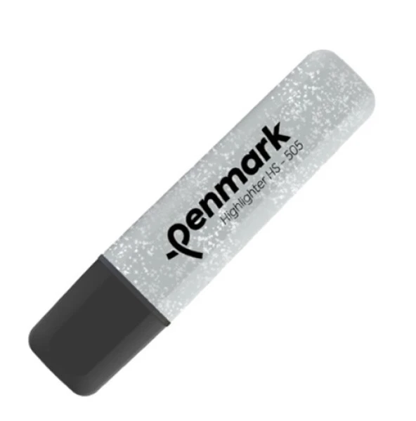 Penmark Metalik Simli Fosforlu Kalem Gümüş ürün görseli 1