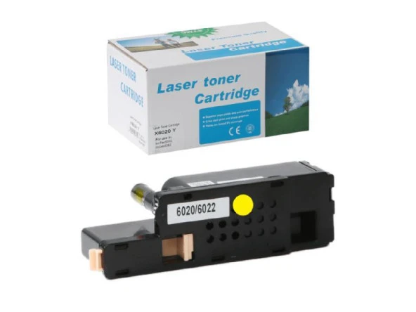 XEROX UYUMLU 6020/6022/6025/6027/Y / 106R02762 Muadil Sarı Toner ürün görseli 1