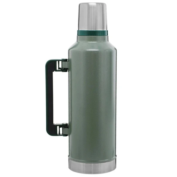 Stanley Klasik Vakumlu Paslanmaz Çelik Termos 2.3 LT - Yeşil - Resim 3