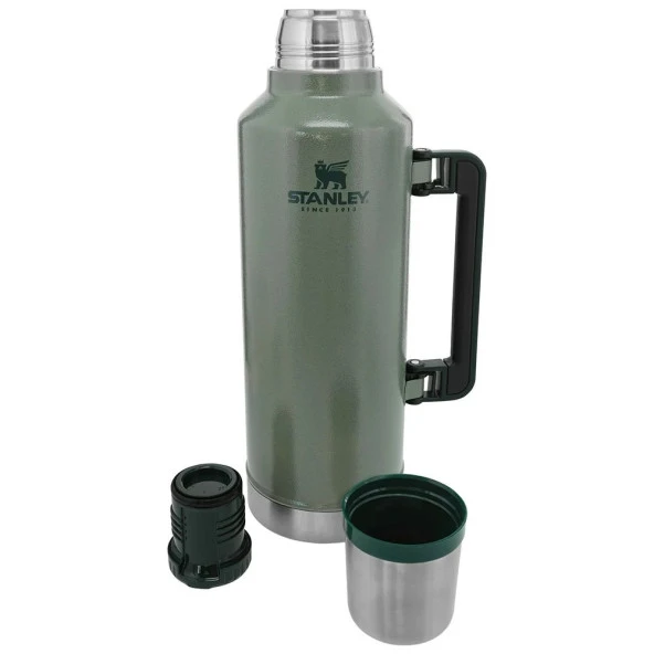 Stanley Klasik Vakumlu Paslanmaz Çelik Termos 2.3 LT - Yeşil - Resim 5