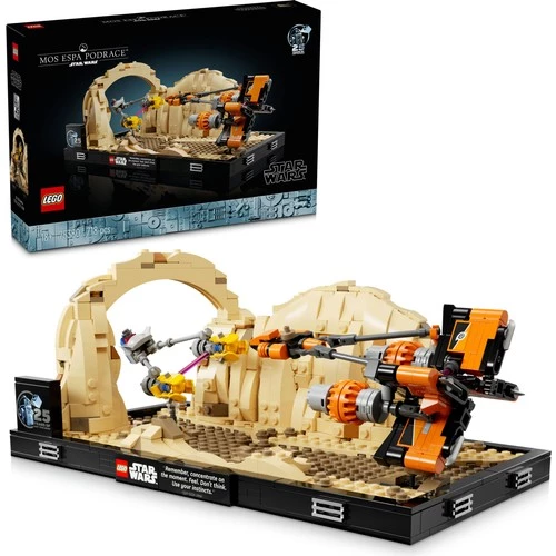 LEGO Star Wars 75380  Mos Espa Pod Yarışı Dioraması (718 Parça) ürün görseli 1
