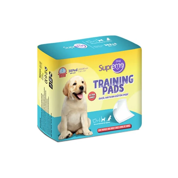 Supreme Prime Ekstra Emici  Köpek Eğitim Pedi 60x90 cm. 30 adet ürün görseli 1