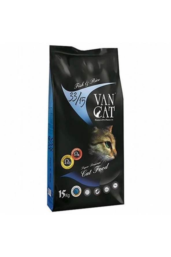 Vancat Balıklı Yetişkin Kedi Maması 15 Kg ürün görseli 1