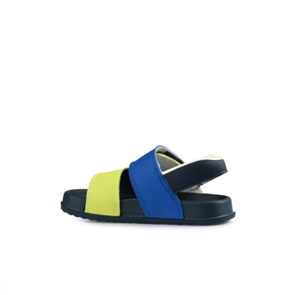 VİCCO KRİXİ LACİVERT CIRTLI BEBE SANDALET - Resim 2