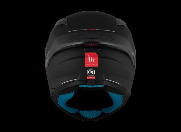 KASK MT HELMETS TARGO S SOLİD SİYAH MAT - Resim 5
