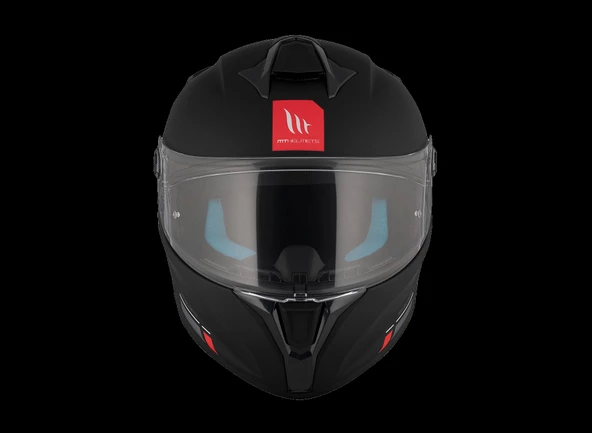 KASK MT HELMETS TARGO S SOLİD SİYAH MAT - Resim 2