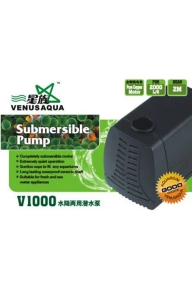Venus Aqua V-1000 Akvaryum Sirkulasyon (Sump) Motoru 2000 Lt / H 40w ürün görseli 1