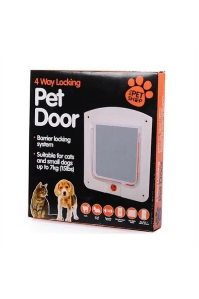 Pet Door 4 Yollu Kedi Kapısı 22x20x3 Cm ürün görseli 1