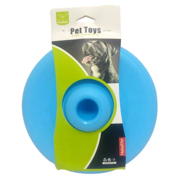 Nunbell Köpekler için Plastik Frizbi Mavi 22 cm ürün görseli 1