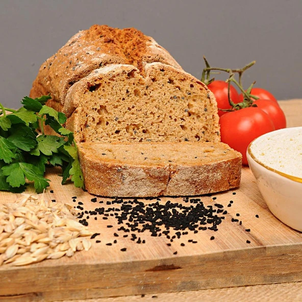 ATATOHUM EKŞİ MAYALI ÇÖREKOTLU SİYEZ EKMEĞİ 500G ürün görseli 1