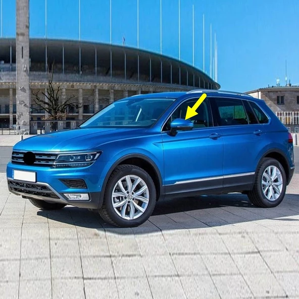 VW Tiguan 2016-2020 Sol Dış Ayna Üst Kapağı Kapak 5NA857537A ürün görseli 1