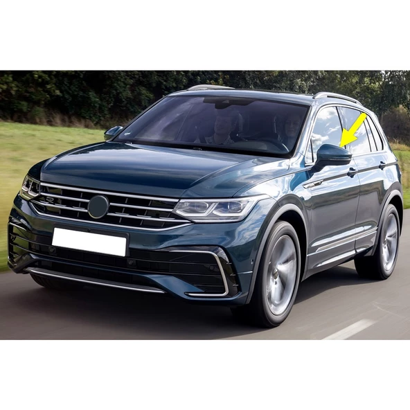 VW Tiguan 2021-2023 Sol Dış Ayna Üst Kapağı Kapak 5NA857537A ürün görseli 1