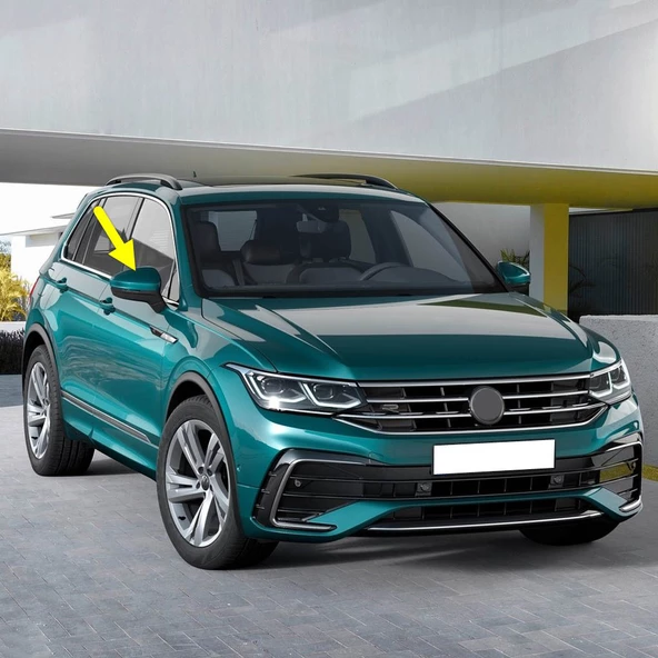 VW Tiguan 2021-2023 Sağ Dış Ayna Üst Kapağı Kapak 5NA857538A ürün görseli 1