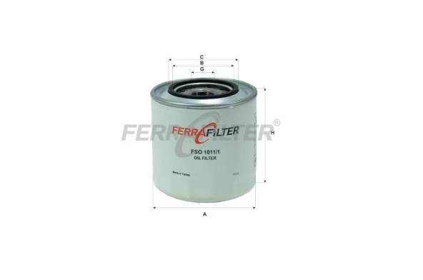 Yağ filtresi Fleetguard filtre LF16118/JX1008A dizel motor FSO 1011/1 ürün görseli 1