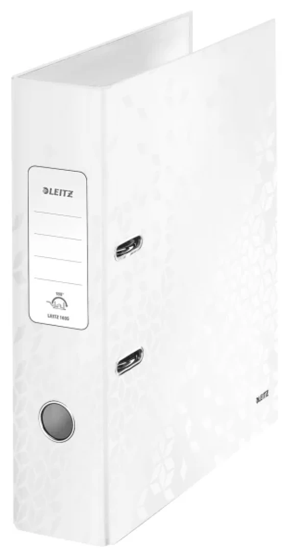 Leitz 1005 Geniş Klasör WOW Metalik Beyaz - Resim 2
