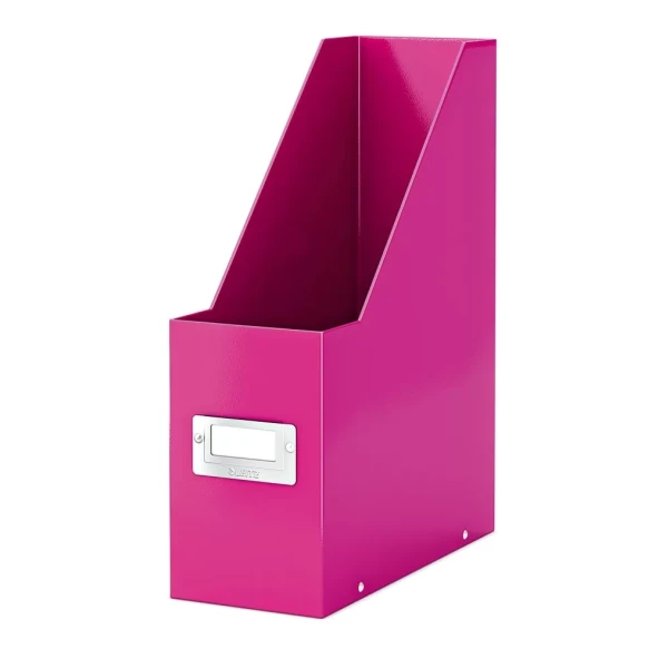 Leitz 6047 Magazinlik Kutu Klasör WOW Metalik Pembe ürün görseli 1