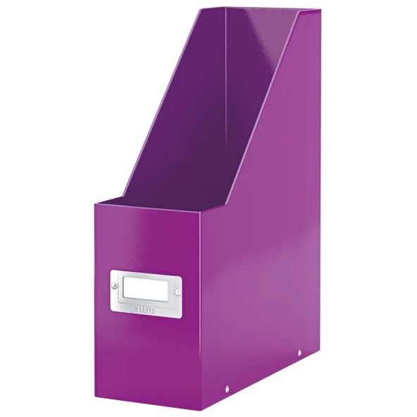 Leitz 6047 Magazinlik Kutu Klasör WOW Metalik Mor ürün görseli 1