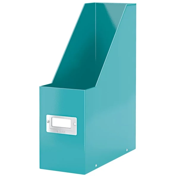 Leitz 6047 Magazinlik Kutu Klasör WOW Metalik Buz Mavisi ürün görseli 1