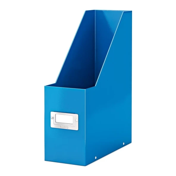 Leitz 6047 Magazinlik Kutu Klasör WOW Metalik Mavi ürün görseli 1