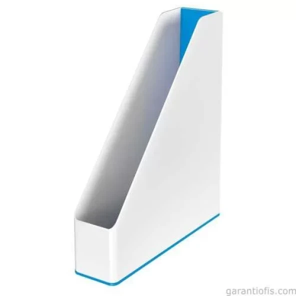 Leitz 5362 WOW Duo Metalik Mavi Kutu Klasör (Magazinlik) ürün görseli 1