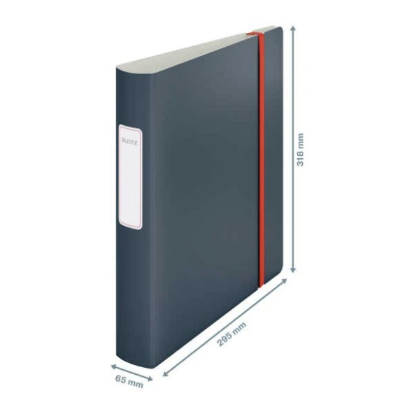 Leitz 180° Active Cosy Dar Klasör Gri - Resim 2