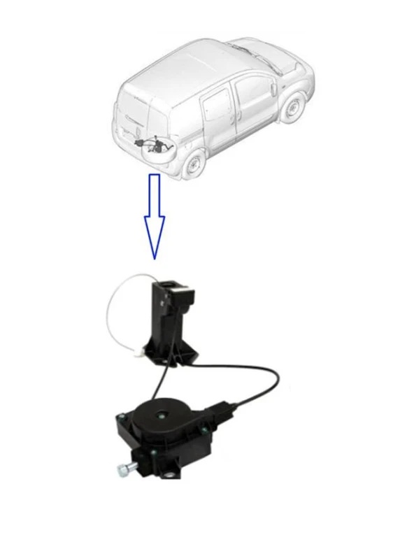 STEPNE KRİKOSU FIAT FİORİNO PEUGEOT BİPPER CITROEN NEMO ürün görseli 1