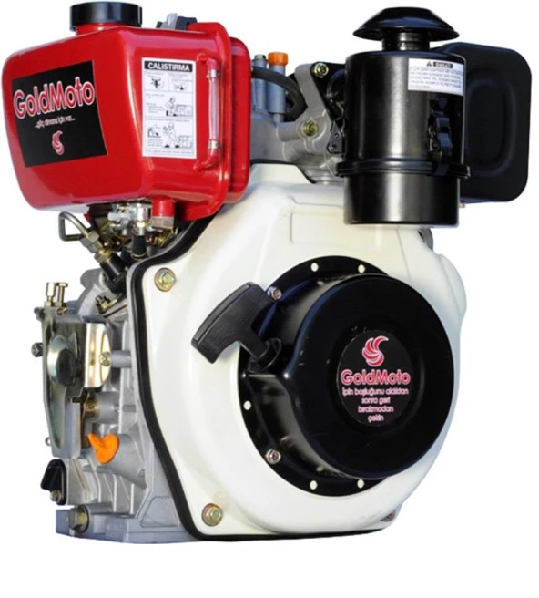 GoldMoto GM178FE-C Dizel Motor 7 Hp Marşlı Krank Mili Kamalı ürün görseli 1
