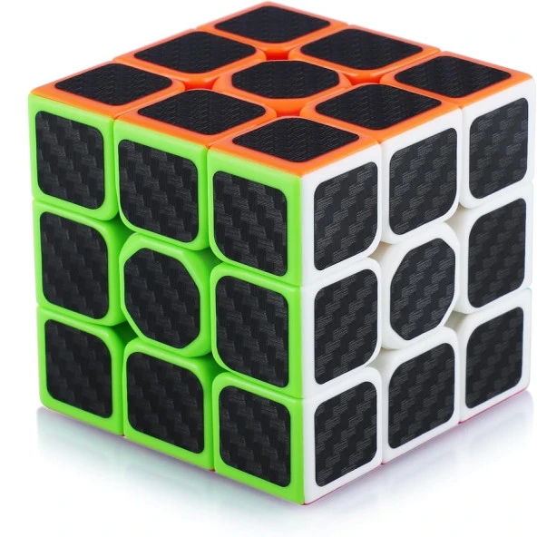 PROFESSIONAL 3X3 QY SPEED CUBE 3X3 CORBON FİBER CUBE VIP 3X3 ZEKA KÜPÜ 3X3 HIZ KÜPÜ 3X3 RUBİKS CUBE ürün görseli 1