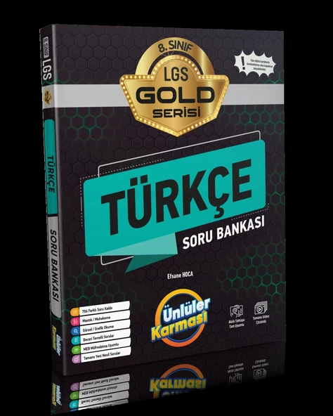 Ünlüler Karması 8. Sınıf Lgs Gold Türkçe Soru Bankası ürün görseli 1