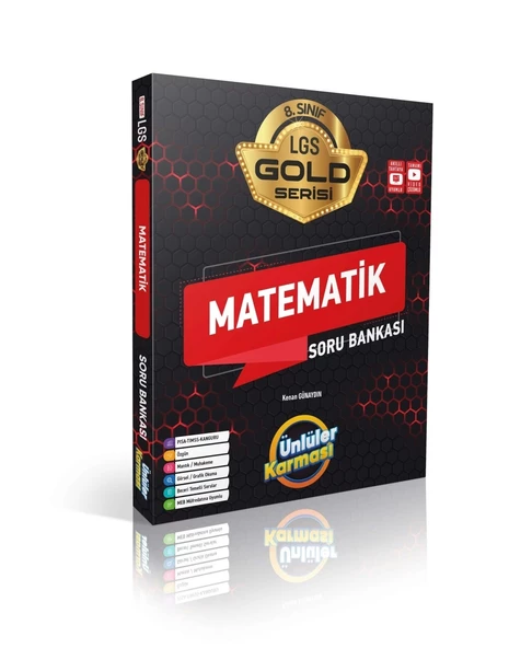 Ünlüler Yayınları Ünlüler 8.sınıf Gold Matematik Soru Bankası ürün görseli 1