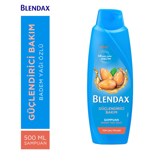 Blendax Güçlendirici Bakım Badem Yağlı Şampuan 500 Ml ürün görseli 1