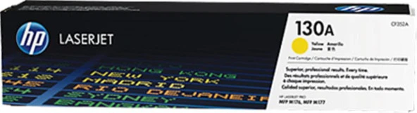 HP 130A Yellow Sarı 1.000 Sayfa Toner CF352A ürün görseli 1