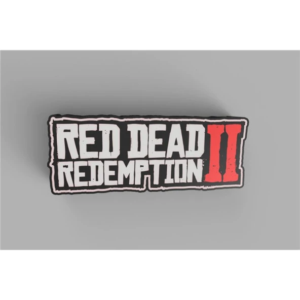Red Dead Redemption 2 Led Lightbox ürün görseli 1