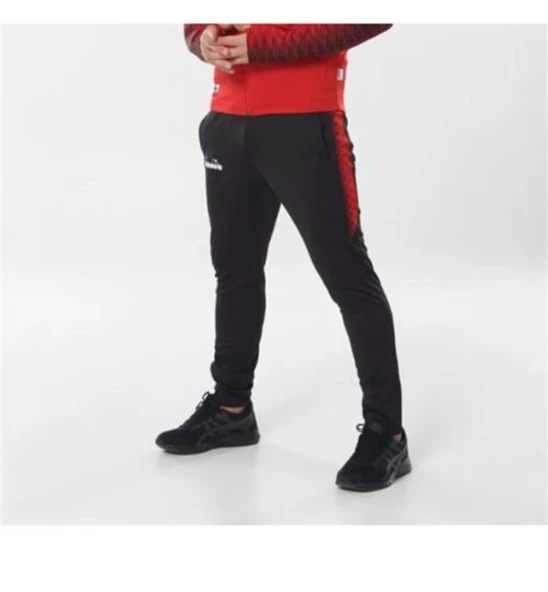 Diadora Ritim - Erkek Likralı Kırmızı Eşofman Altı ürün görseli 1