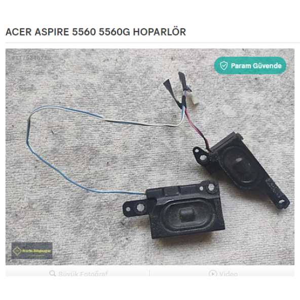 ACER ASPIRE 5560 5560G HOPARLÖR ürün görseli 1