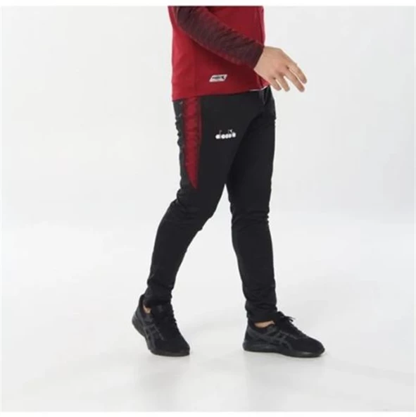 Diadora Ritim - Erkek Likralı Bordo Eşofman Altı ürün görseli 1