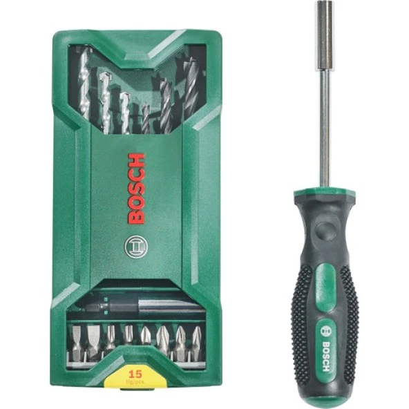 Bosch X-Line 15+1 Parça Mini Aksesuar Seti ürün görseli 1