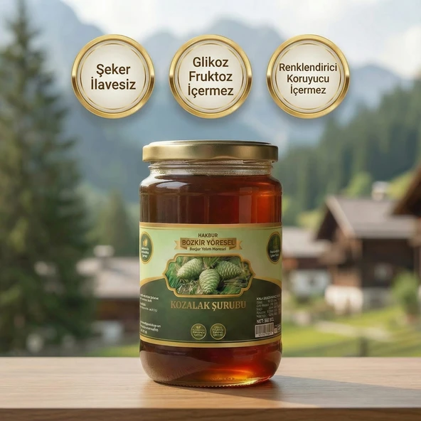 Bozkır Tahin Merkezi Kozalak Şurubu 650 ml (Katkısız&doğal) ürün görseli 1