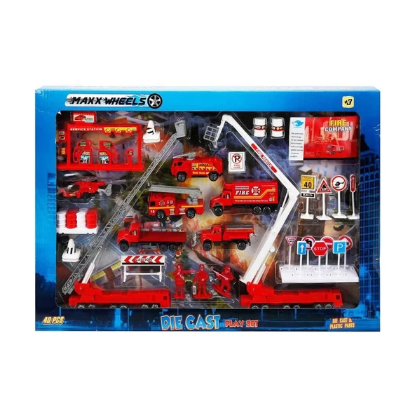 Sunman 1:87 Metal Oyun Seti 40 Parça - Resim 4