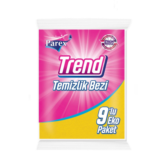 Parex Trend Temizlik Bezi 9'lu Eko Paket - 1 Paket ürün görseli 1