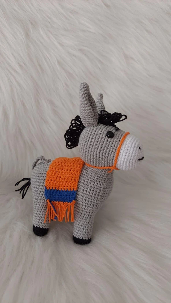 Sevimli Sıpa Amigurumi Organik Oyuncak - Resim 2
